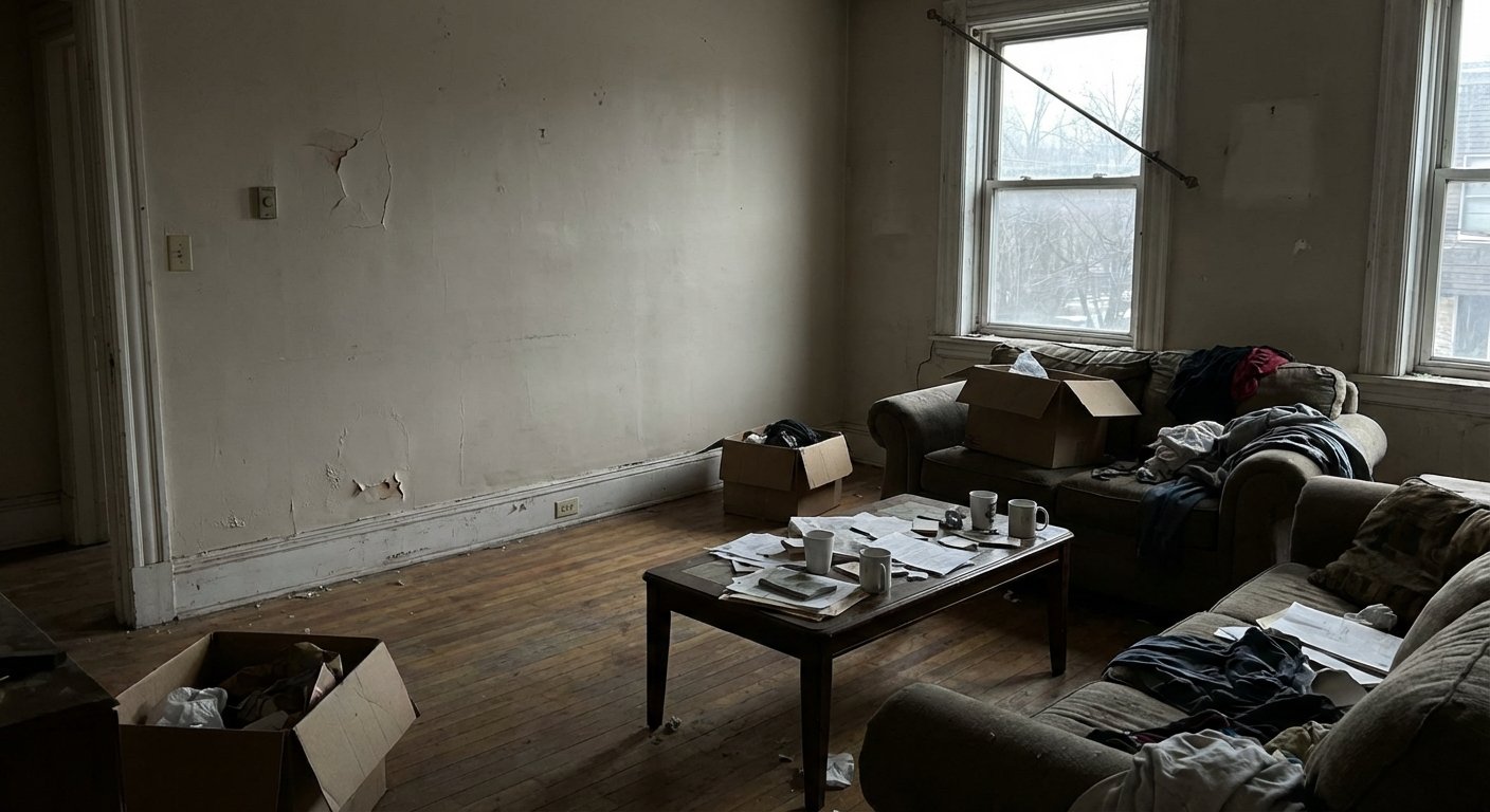 Remonto įrankiai ir valymo priemonės kartu