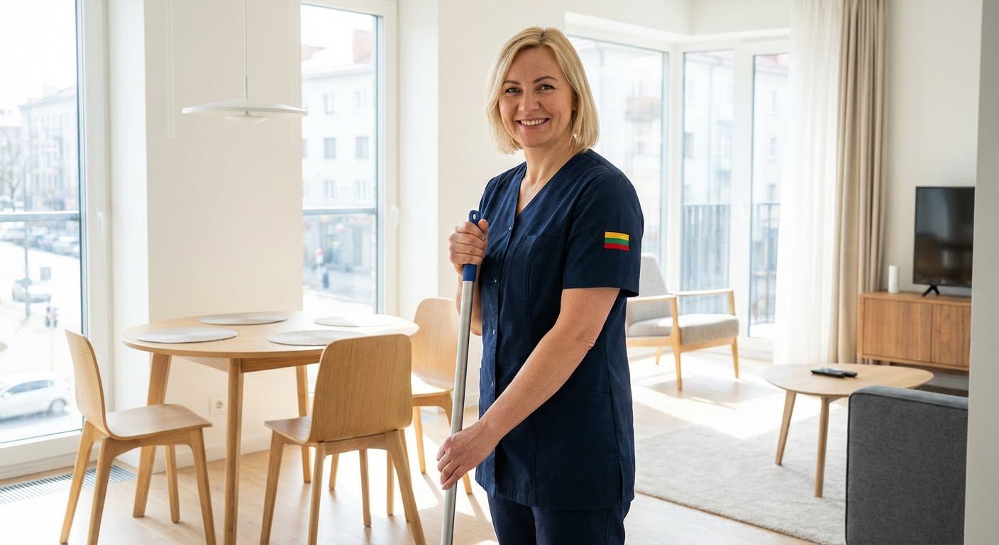 Švarus butas paruoštas naujiems nuomininkams